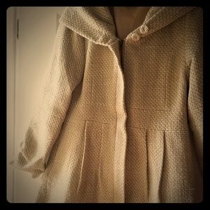 Tan and Cream Twead Coat